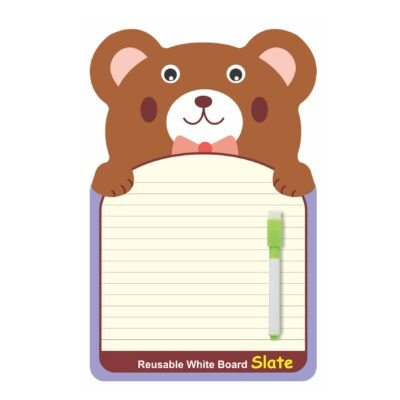 White Reusable Slate – Bear